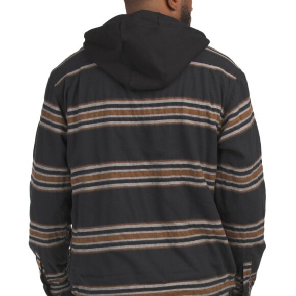 NEW CARHARTT Relaxed Flannel Shacket Brown/black for men 725 5m3 - Picture 4 of 4